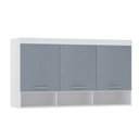 Ver imagem 1 de Armário Aéreo Maleiro Modulado 145cm 3 Portas Alpes Luciane Móveis