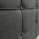 Ver imagem 2 de Cabeceira Estofada Luxo King Design Moderno e Sofisticado:Grafite
