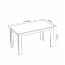 Ver imagem 3 de Conjunto de Jantar Mesa Retangular Timbo com 6 Cadeiras Dalas Yescasa Bege/Mel/Marfim
