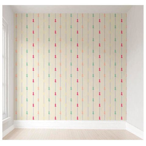 Papel de Parede Colorido Menino Menina Unissex Rolo 3m - Vrc330