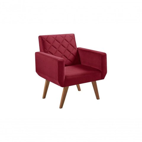 Poltrona 1 Lugar Anabelle Unidecor Bordô