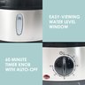 Elite Gourmet Maxi-matic Vaporizador Elétrico 3 Camadas 9,5qt Aço Inox - 3