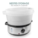Ver imagem 5 de Elite Gourmet Maxi-matic Vaporizador Elétrico 3 Camadas 9,5qt Aço Inox