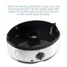 Elite Gourmet Maxi-matic Vaporizador Elétrico 3 Camadas 9,5qt Aço Inox - 6