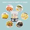 Ver imagem 4 de Elite Gourmet Maxi-matic Vaporizador Elétrico 3 Camadas 9,5qt Aço Inox