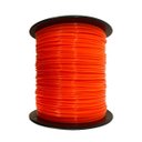 Ver imagem 2 de Rolo Fio Nylon 2,40mm Redondo para Roçadeira 2kg 388m Laranja