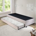 Ver imagem 2 de Bicama Solteiro B&G 88x188x36cm Suede com Colchão Auxiliar D23 78x177x12cm Ecoline