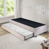 Bicama Solteiro 88x188x36cm Suede com Colchão Auxiliar D23 78x177x12cm Ecoline - 2