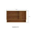 Ver imagem 2 de Armário Aéreo de Cozinha 100% MDF 3 Portas 120 cm Nature Linha Premium Safira
