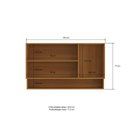 Ver imagem 2 de Armário Aéreo de Cozinha 100% MDF 3 Portas 120 cm Nature Linha Premium Safira