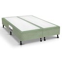 Ver imagem 1 de Cama Box Base Queen Poli Tecido Green (158x198x23) - Castor