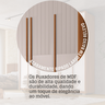 Guarda-Roupa Casal com Frisado 6 Portas 6 Gavetas Suburban Gold 100% MDF Espresso Móveis - 7