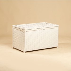 Baú Cesto Organizador Brinquedos Quarto 40x70x40 Grande Reforçado Fibra Sintética Junco 112 Litros:b