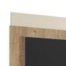 Painel Suspenso Land para TV até 65” Teca Supremo/Off White - PR Móveis - 3