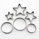 Ver imagem 2 de Kit Formas Cortadores Biscoito Natal Corações Estrelas 24pçs