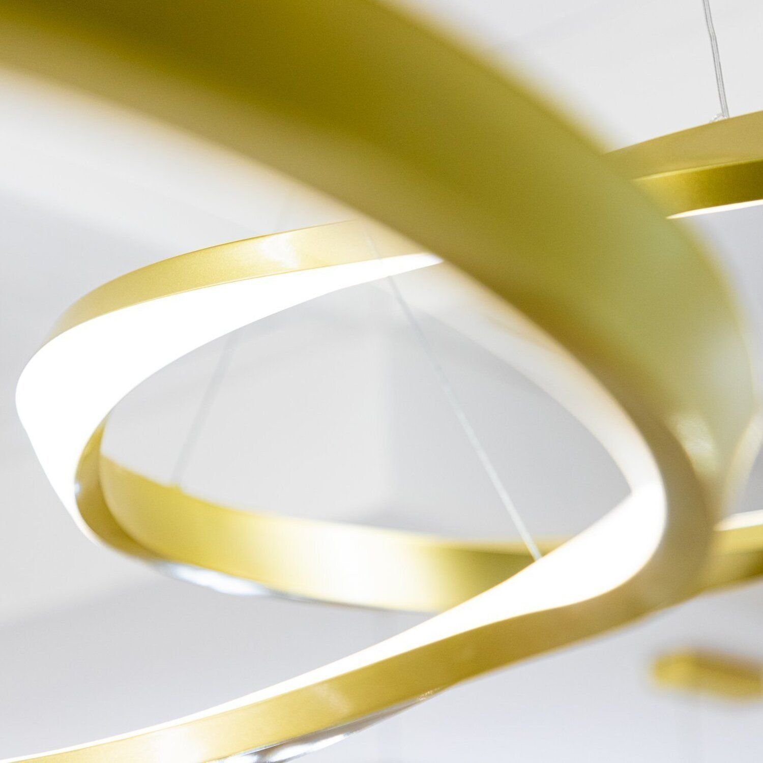 Lustre Pendente Mobius 1xled 36w Iluminação Ambiental | MadeiraMadeira