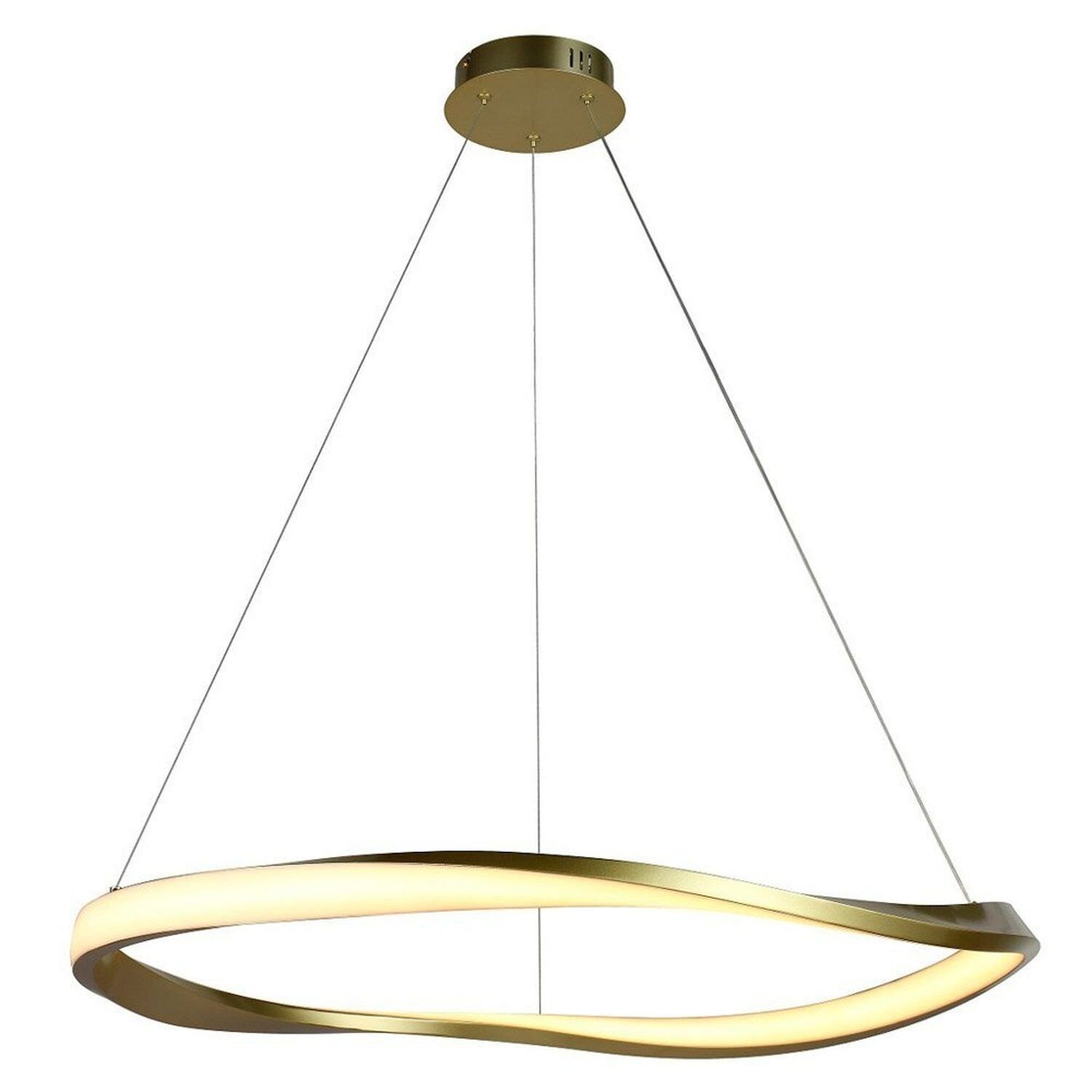 Lustre Pendente Mobius 1xled 36w Iluminação Ambiental | MadeiraMadeira Lustre Pendente Mobius 1xled 36w Iluminação Ambiental | MadeiraMadeira
