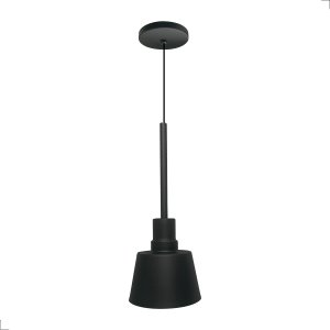 Luminária de Teto Pendente Zaia Preto 1xe27