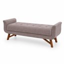 Ver imagem 5 de Puff Recamier 160cm Andros Veludo Nobre Avelã - Sallar Home