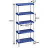 Estante Plástica Azul com 5 Prateleiras Agraplast - 2