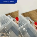 Ver imagem 6 de Maleta Organizadora Multiuso 1 Bandeja 10 Divisorias Santana