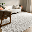 Ver imagem 1 de Tapete Sala Quarto Grande 2,50 X 3,00m Antiderrapante Cru Caramelo Mesclado Artesanal Rústico