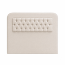 Ver imagem 1 de Cabeceira Queen 160cm Capitonê Suede Madeira Maciça Quarto:offwhite