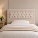 Ver imagem 6 de Cabeceira Queen 160cm Capitonê Suede Madeira Maciça Quarto:offwhite