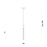 Pendente Sabre Bronze / Preto 1xled 6,3w - 5