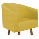 Ver imagem 5 de Poltrona Decorativa Sala de Estar Recepção Luiza Pés Palito Suede - Doce Sonho Móveis POLTRONAS POLT