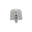 Ver imagem 1 de Trinco para porta e janela de vidro temperado blindex (1335) - Branco