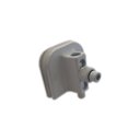 Ver imagem 2 de Trinco para porta e janela de vidro temperado blindex (1335) - Branco