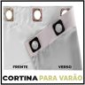 Cortina blackout Quarto apartamento Veneza 6 x 2,50 branco - 6