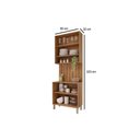 Ver imagem 4 de Cozinha Modulada Mgm Divina 3 Peças (1aéreo+1balcão+1complemento) Cz006 Freijo/off White-mgm