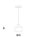 Ver imagem 4 de Pendente Nordic 1xe27 Bolinha Max 40w Bella Iluminação