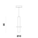 Ver imagem 2 de Pendente Nordic I de Mármore da Bella Iluminação