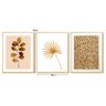 Trio de Quadros Minimalista Boho Decorativo - 3