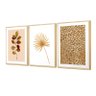 Trio de Quadros Minimalista Boho Decorativo - 1