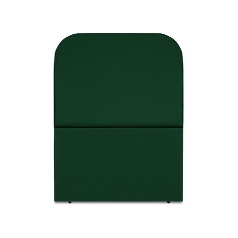 Cabeceira Estofada Solteiro Alana 90cm Suede Verde