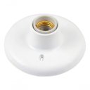 Ver imagem 2 de Plafon Plástico Branco Soquete E-27 Porcelana Blister Foxlux