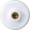 Ver imagem 3 de Plafon Plástico Branco Soquete E-27 Porcelana Blister Foxlux