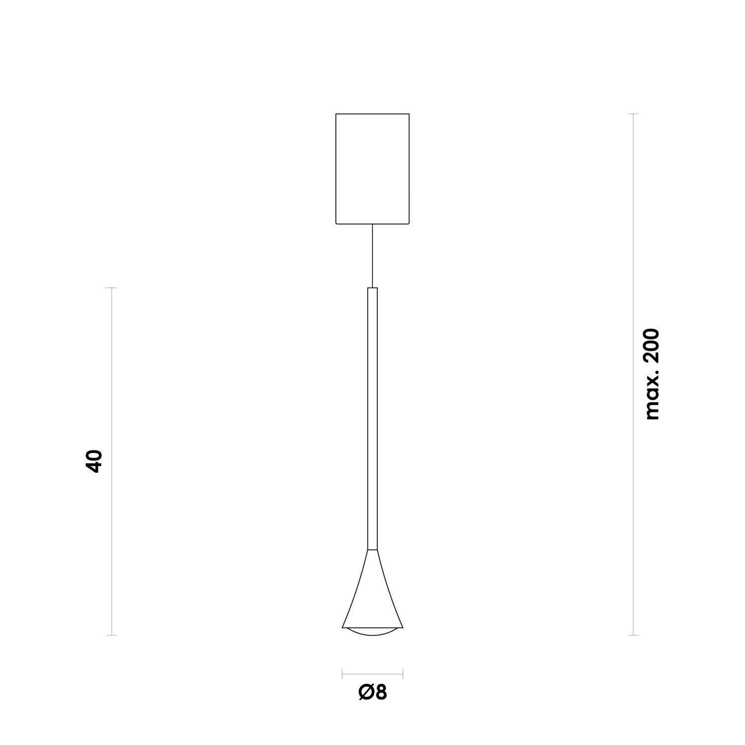 Pendente Elastic Latão 1xled 5w - 5