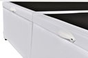 Ver imagem 4 de Cama Box Baú King-size 193x203 Reforçada Fabricação Própria - Corino Branco