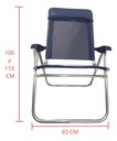 Ver imagem 5 de Cadeira Reclinavel Master Sanete Almofada Ronchetti 140 Kg