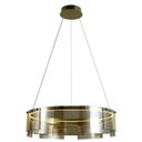Ver imagem 1 de Lustre Pendente Gonna Dourado / Champanhe 1Xled 36W
