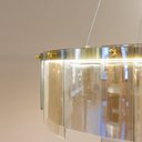 Ver imagem 3 de Lustre Pendente Gonna Dourado / Champanhe 1Xled 36W