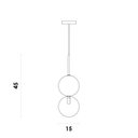 Ver imagem 5 de Pendente Petite da Bella Iluminação para Lâmpada 1xg9 Max 25w