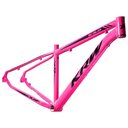 Ver imagem 4 de Bicicleta Aro 29 Krw Alumínio 24 Vel Freio a Disco X52 Cor:rosa/preto;tamanho Quadro:15.5 Rosa/