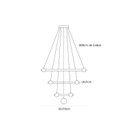 Ver imagem 5 de Pendente Mondo 70x7cm Led Integrado 71w Ip20