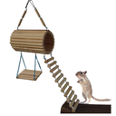 Ver imagem 5 de Brinquedo Aves Roedores playground toca casinha ponte escada